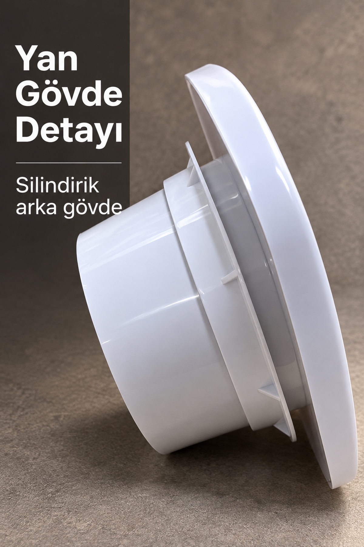 Beyaz Dekoratif Aspiratör 16 W 180 m³/h